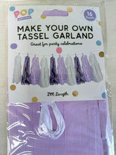 Load image into Gallery viewer, Pastel DIY Tassel Garland – 2M Party Decoration Kit | Pretty Pound
