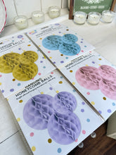 Load image into Gallery viewer, Pastel Honeycomb Hanging Decorations – 3 Pack Party Décor | Pretty Pound