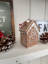 Load image into Gallery viewer, Gingerbread House Christmas Tree Decoration – Hanging Ornament