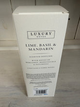 Load image into Gallery viewer, Lime, Basil &amp; Mandarin Luxury Reed Diffuser 100ml – Home Fragrance | Pretty Pound