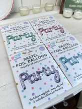 Load image into Gallery viewer, Pastel Foil Party Balloon – Stylish Celebration Décor | Pretty Pound