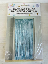 Load image into Gallery viewer, Pastel Metallic Fringe Backdrop Curtain – Party Photo Background | Pretty Pound