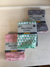 Load image into Gallery viewer, Pastel Microfibre Cleaning Cloths – 3 Pack Stylish Home Essentials | Pretty Pound