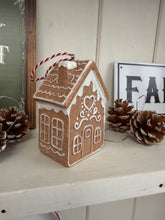 Load image into Gallery viewer, Gingerbread House Christmas Tree Decoration – Hanging Ornament