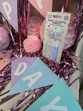 Load image into Gallery viewer, Dog Birthday Party Bundle – Toys, Decorations, Bunting &amp; Pupcake Candles