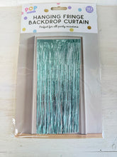 Load image into Gallery viewer, Pastel Metallic Fringe Backdrop Curtain – Party Photo Background | Pretty Pound