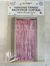 Load image into Gallery viewer, Pastel Metallic Fringe Backdrop Curtain – Party Photo Background | Pretty Pound
