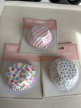 Load image into Gallery viewer, Printed Cupcake Cases – 60 Pack Polka Dot Baking Cases | Pretty Pound