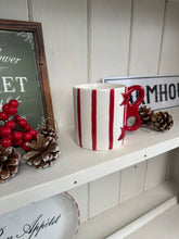 Load image into Gallery viewer, Christmas Bow Handle Ceramic Mug – Red &amp; White Festive Coffee Cup