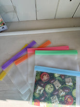 Load image into Gallery viewer, Reusable Food Storage Bags – 6 Pack Eco-Friendly Kitchen Essentials | Pretty Pound