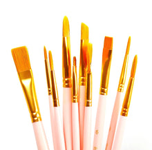 Load image into Gallery viewer, 6/10pcs set Nylon Hair Paint Brush Set Drawing Art Supplies