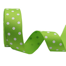 Load image into Gallery viewer, 10 yards 7/8&#39;&#39; (22mm) polka dots printed grosgrain ribbons DIY hairbow ribbon YM15113029