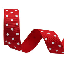 Load image into Gallery viewer, 10 yards 7/8&#39;&#39; (22mm) polka dots printed grosgrain ribbons DIY hairbow ribbon YM15113029