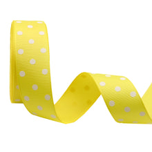 Load image into Gallery viewer, 10 yards 7/8&#39;&#39; (22mm) polka dots printed grosgrain ribbons DIY hairbow ribbon YM15113029