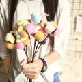 Artificial Flowers Cheap Silk Hydrangea Bride Bouquet Wedding Home New Year Decoration Accessories for Vase Plants Arrangement