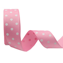 Load image into Gallery viewer, 10 yards 7/8&#39;&#39; (22mm) polka dots printed grosgrain ribbons DIY hairbow ribbon YM15113029