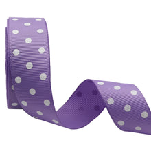 Load image into Gallery viewer, 10 yards 7/8&#39;&#39; (22mm) polka dots printed grosgrain ribbons DIY hairbow ribbon YM15113029