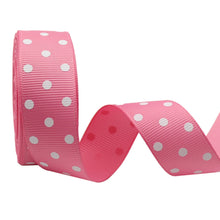 Load image into Gallery viewer, 10 yards 7/8&#39;&#39; (22mm) polka dots printed grosgrain ribbons DIY hairbow ribbon YM15113029