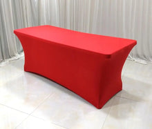Load image into Gallery viewer, Table Cloth Wedding Decoration Stretch Banquet Table Cover Rectangle Hotel Birthday Party Meeting Room Nice Design