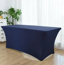 Load image into Gallery viewer, Table Cloth Wedding Decoration Stretch Banquet Table Cover Rectangle Hotel Birthday Party Meeting Room Nice Design