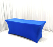 Load image into Gallery viewer, Table Cloth Wedding Decoration Stretch Banquet Table Cover Rectangle Hotel Birthday Party Meeting Room Nice Design