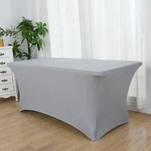 Load image into Gallery viewer, Table Cloth Wedding Decoration Stretch Banquet Table Cover Rectangle Hotel Birthday Party Meeting Room Nice Design