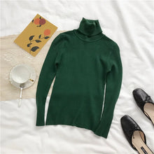 Load image into Gallery viewer, Turtleneck Sweater Womens 2024 Autumn Winter Tops Korean Slim Women Pullover Jumper Knitted Sweater Pull Femme Hiver Truien