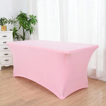 Load image into Gallery viewer, Table Cloth Wedding Decoration Stretch Banquet Table Cover Rectangle Hotel Birthday Party Meeting Room Nice Design