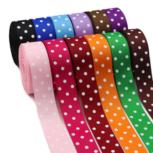 Load image into Gallery viewer, 10 yards 7/8&#39;&#39; (22mm) polka dots printed grosgrain ribbons DIY hairbow ribbon YM15113029