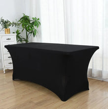 Load image into Gallery viewer, Table Cloth Wedding Decoration Stretch Banquet Table Cover Rectangle Hotel Birthday Party Meeting Room Nice Design