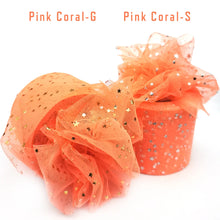 Load image into Gallery viewer, 25Yards 6cm Star Tulle Confetti Glitter Mesh Baking Cake Topper Tutu Pom Bow Soft Squine Organza DIY Wedding Birthday Decoration