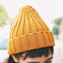 Load image into Gallery viewer, New Candy Colors Winter Women Knitted Hat Warm Soft Trendy Kpop Style Wool Beanie Elegant All-match Cap