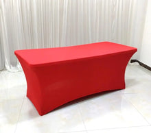 Load image into Gallery viewer, Table Cloth Wedding Decoration Stretch Banquet Table Cover Rectangle Hotel Birthday Party Meeting Room Nice Design