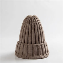 Load image into Gallery viewer, New Candy Colors Winter Women Knitted Hat Warm Soft Trendy Kpop Style Wool Beanie Elegant All-match Cap