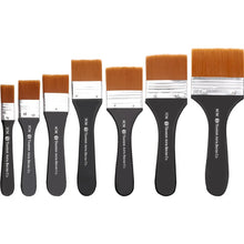 Load image into Gallery viewer, DIY Paint Brush Nylon Hair painting art brush Easy To Clean wooden cleaning brush