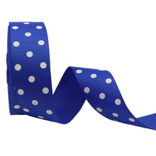 Load image into Gallery viewer, 10 yards 7/8&#39;&#39; (22mm) polka dots printed grosgrain ribbons DIY hairbow ribbon YM15113029