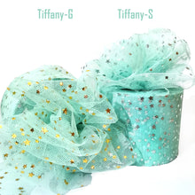 Load image into Gallery viewer, 25Yards 6cm Star Tulle Confetti Glitter Mesh Baking Cake Topper Tutu Pom Bow Soft Squine Organza DIY Wedding Birthday Decoration