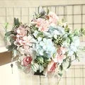 Load image into Gallery viewer, Artificial Flowers Cheap Silk Hydrangea Bride Bouquet Wedding Home New Year Decoration Accessories for Vase Plants Arrangement