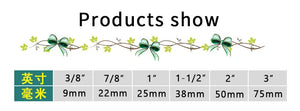 10 yards 7/8'' (22mm) polka dots printed grosgrain ribbons DIY hairbow ribbon YM15113029