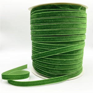 Free shipping 5 yards 3/8 "10mm Khaki Glitter Velvet Ribbon Headband Clips Bow Decoration #RS-20