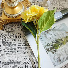 Load image into Gallery viewer, Artificial Flowers Cheap Silk Hydrangea Bride Bouquet Wedding Home New Year Decoration Accessories for Vase Plants Arrangement