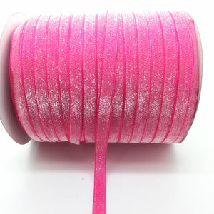 5 yards 3/8 "10mm Glitter Velvet Ribbon Headband Clips Bow Decoration Pick Colors