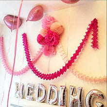 Load image into Gallery viewer, 3.6m Four Leaf Clover Paper Garlands Craft Supplies Wedding Party Home Decoration Bunting Banner Baby Shower Easter