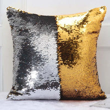 Load image into Gallery viewer, Reversible Glitter Mermaid DIY Sequins Cushion Cover Throw Pillow Cushion Cover Home Sofa Decoration Pillowcase