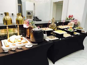 Table Cloth Wedding Decoration Stretch Banquet Table Cover Rectangle Hotel Birthday Party Meeting Room Nice Design