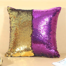 Load image into Gallery viewer, Reversible Glitter Mermaid DIY Sequins Cushion Cover Throw Pillow Cushion Cover Home Sofa Decoration Pillowcase