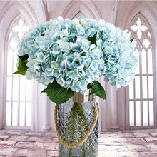 Load image into Gallery viewer, Artificial Flowers Cheap Silk Hydrangea Bride Bouquet Wedding Home New Year Decoration Accessories for Vase Plants Arrangement