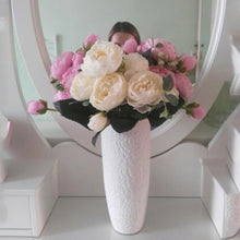 Load image into Gallery viewer, 2018 Silk Rose Peony Artificial Flowers Beautiful Flores Bouquet for Wedding Party Home Decoration Mariage Fake Flowers A49B25