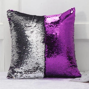 Reversible Glitter Mermaid DIY Sequins Cushion Cover Throw Pillow Cushion Cover Home Sofa Decoration Pillowcase