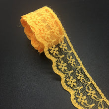 Load image into Gallery viewer, 3/4&quot; 20mm Wide (10yards/lot) Handicrafts Embroidered Net Lace Trim Ribbon DIY Wedding/Birthday/Christmas Decorations